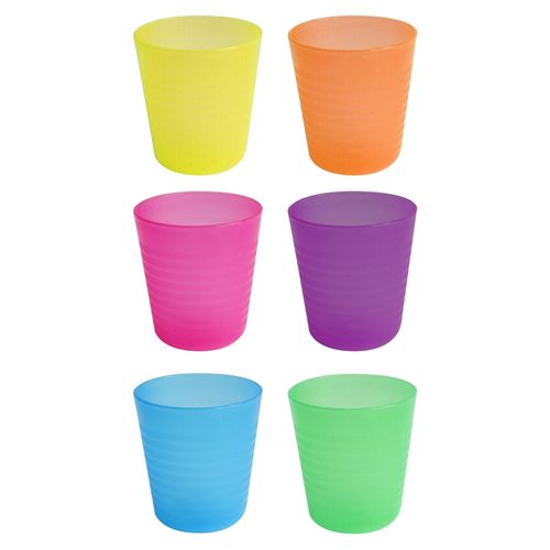Vaso Mainstays Kids Plástico Set -6 pzas
