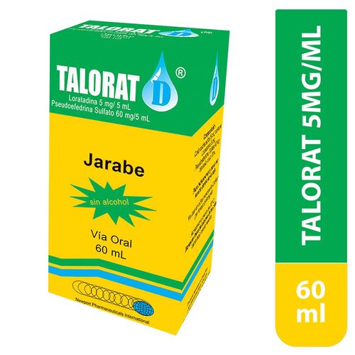 Jarabe Talort Newport loratadina 5mg/ml 60ml