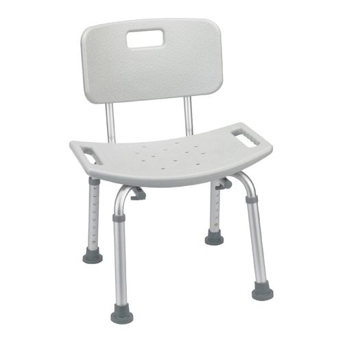 Silla para ducha Drive Medical con respaldo
