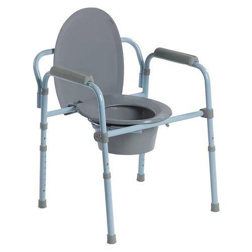 Inodoro Portable Drive Medical Acero Plegable - 1 Unidad