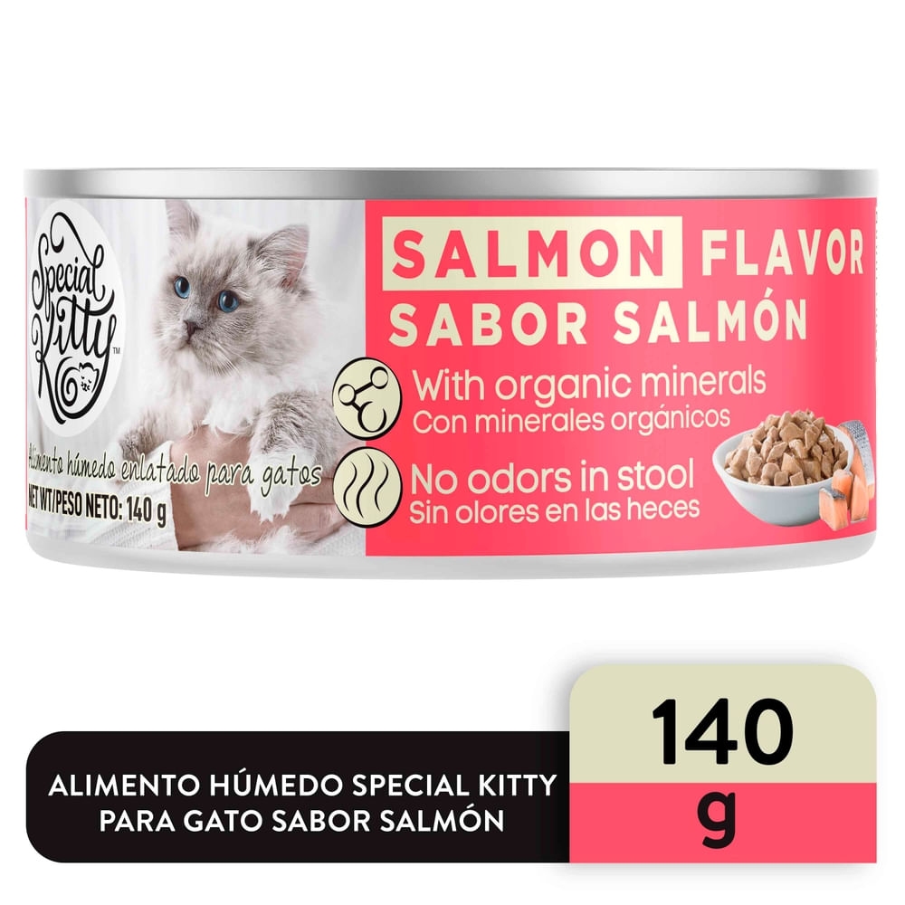 Special Kitty Alimento Gato Sabor Salmon 140 g