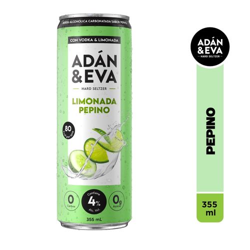 Bebida Adán & Eva Pepino Lata- 355ml