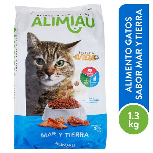 Alimento Alimiau Para Gatos Mar Y Tierra  - 3000 g