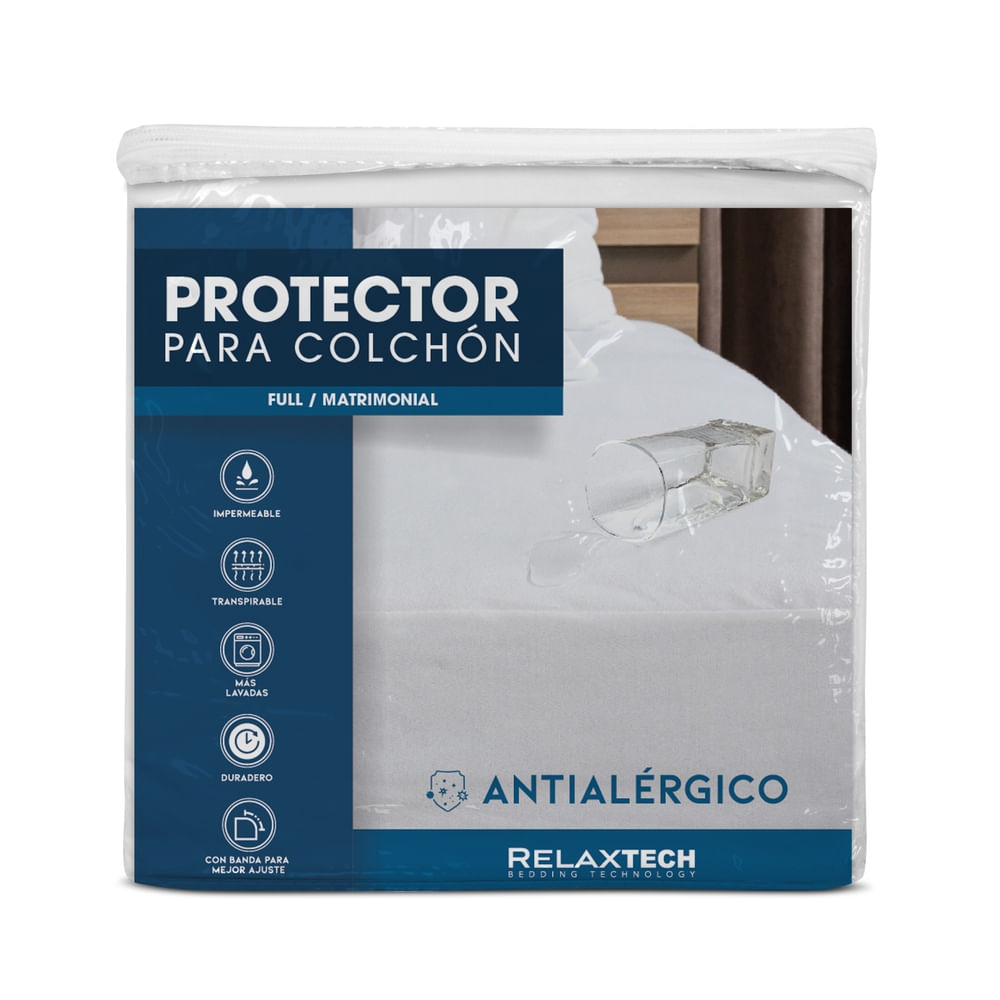 Protector Colchón Individual Impermeable Ducarsil 100 X 190 Cm