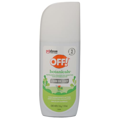 Repelente Líquido De Insectos Off! Botanicals - 118 ml