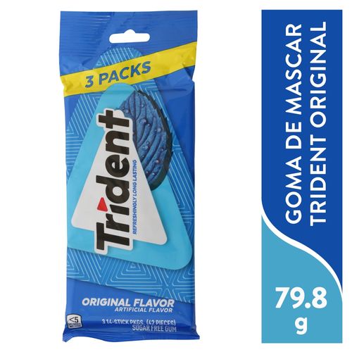 Trident 3pack Original 42unds 80gr