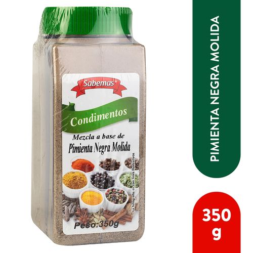 Pimienta Sabemas Negra Molida - 350 g