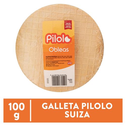 Galleta Pilolo Obleas Libre De Preservantes - 100 g