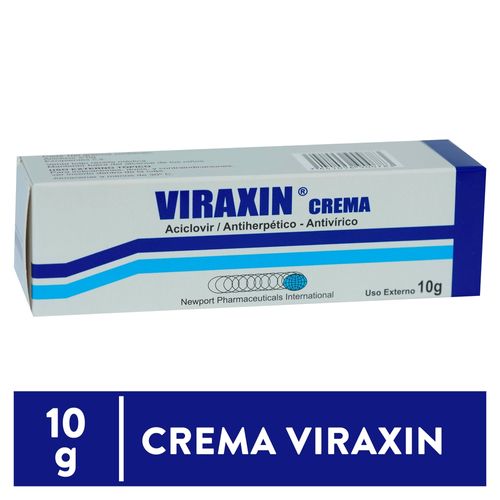 Crema Newport Viraxin antherpético - 10 g