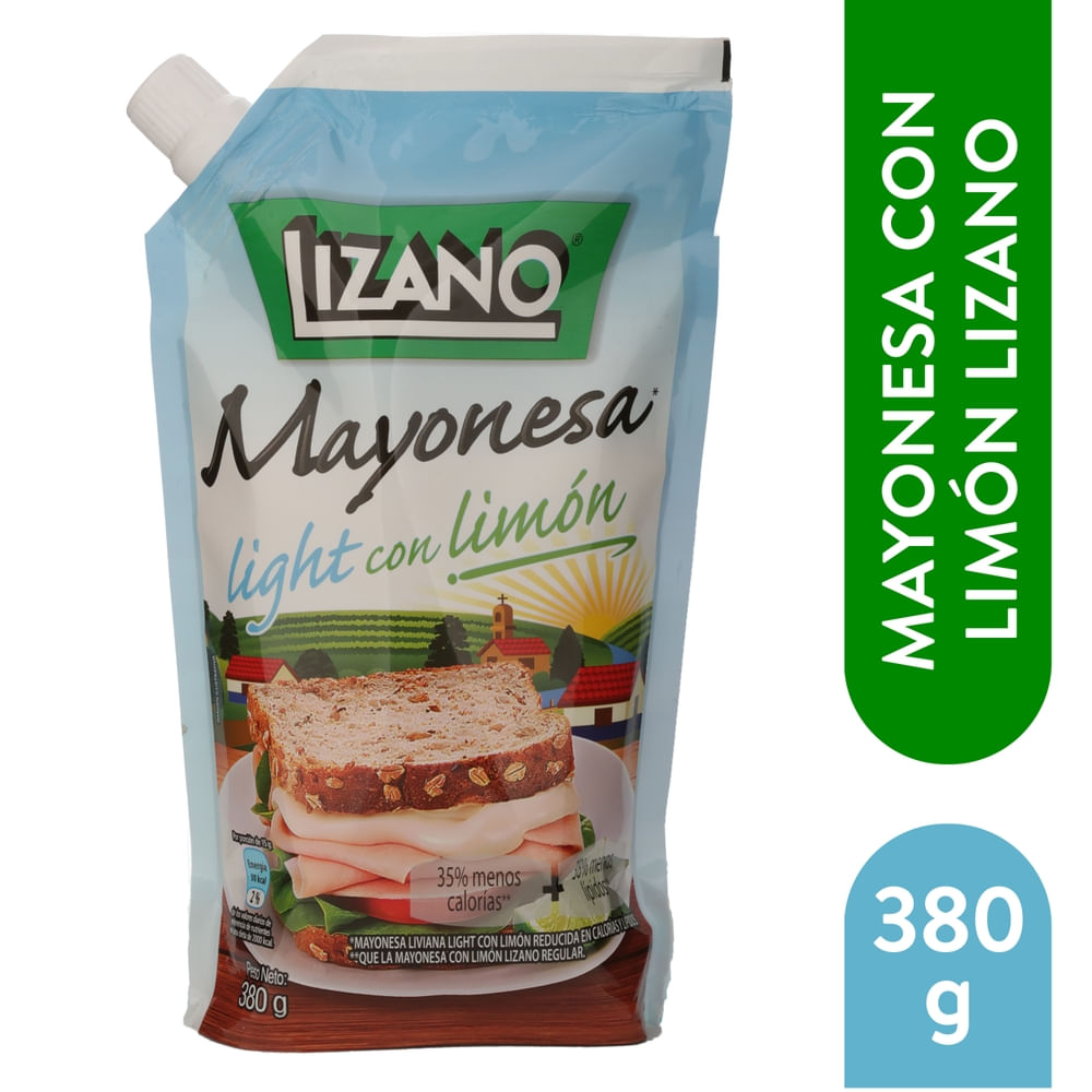 Lizano Mayonesa light con limón 380 g