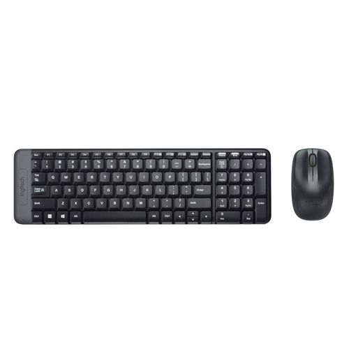 Combo Teclado Compacto y mouse Inalámbricos MK220