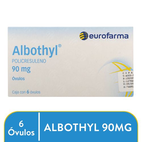 Multivitamínicos, Suplementos & Sistema Óseo Eurofarma Albothyl 90 mg x 6 Ovulos