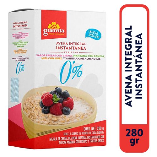 Avena Granvita variedad sin azúcar - 280 g