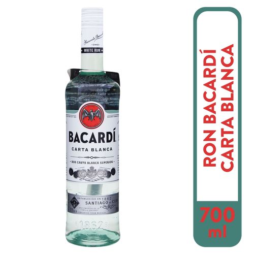 Ron Bacardí Carta Blanca - 700 ml