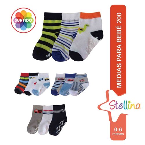 Calcetín Stellina para bebé 3 pack - Talla 0 a 6 meses