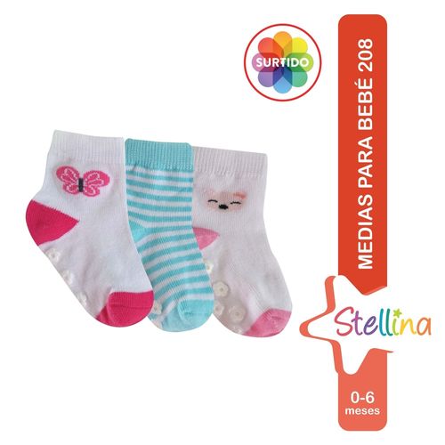 Calcetín Stellina para bebé 3 pack - Talla 0 a 6 M