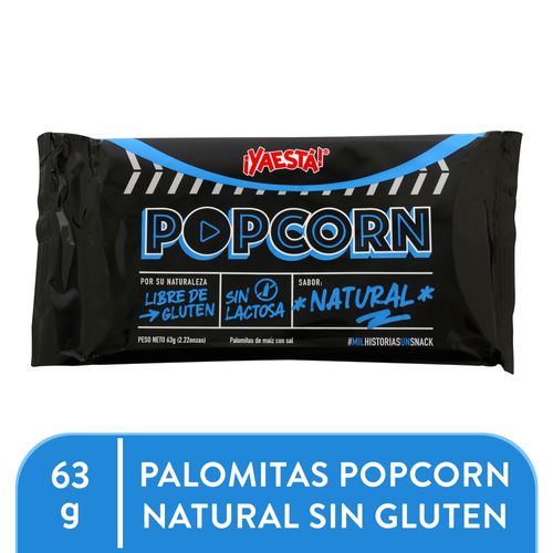 Yaesta Popcorn Natural 63 Gr