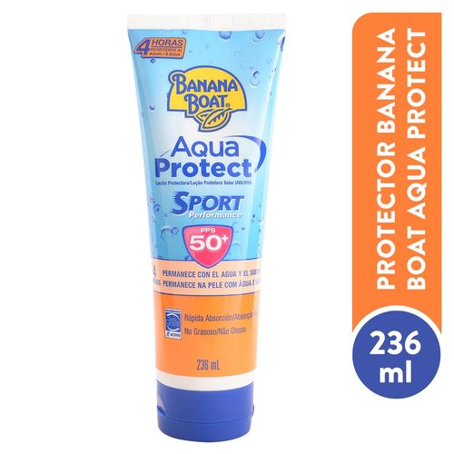 Protector solar Banana Boat aqua protect sport FPS 50 - 236 ml