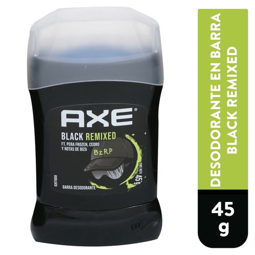 Desodorante Barra Axe Black Remixed Bzrp - 45 g