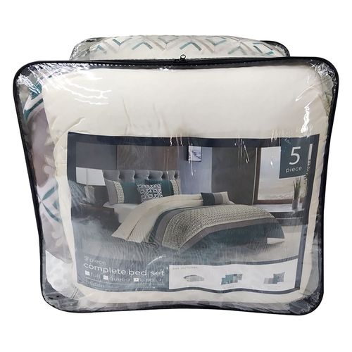 Edredón Hotel Style Bordado King - 5 Pzas