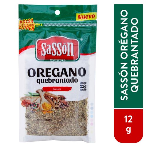 Oregano Sasson Quebrantado - 12 g