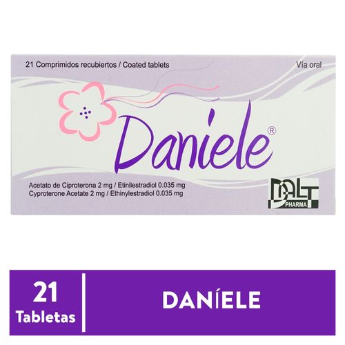 Daniele caja 21 comprimidos - Precio indicado por caja