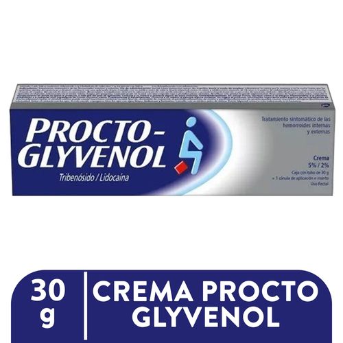 Crema Procto Glyvenol tratamiento local para hemorroides - 30 g