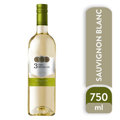 Vino Sta Rita 3 Med Bco Sauvig 750 Ml