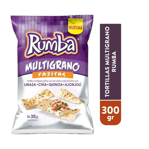 Tortillas Rumba multigrano fritas con sal marina - 300 g