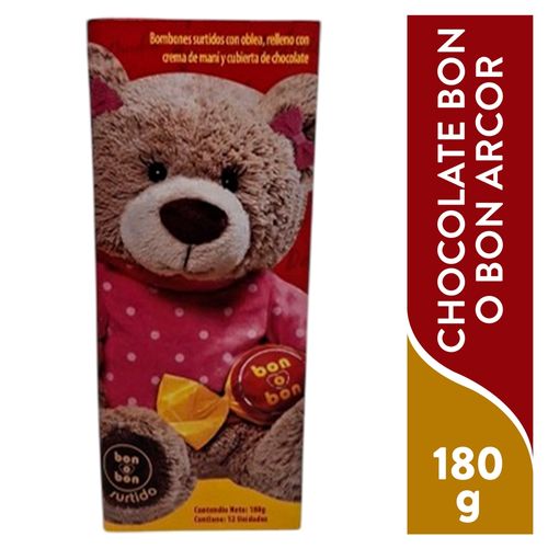 Chocolate Arcor bon o bon oso - 180 g