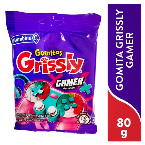 Gomita Colombina grissly gamer - 80 g
