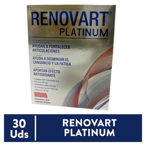 Renovart platinum sabor naranja caja 30 sticks - Precio indicado por caja