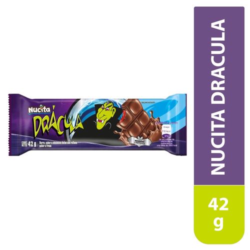 Barra Nucita de chocolate  drácula - 42 g