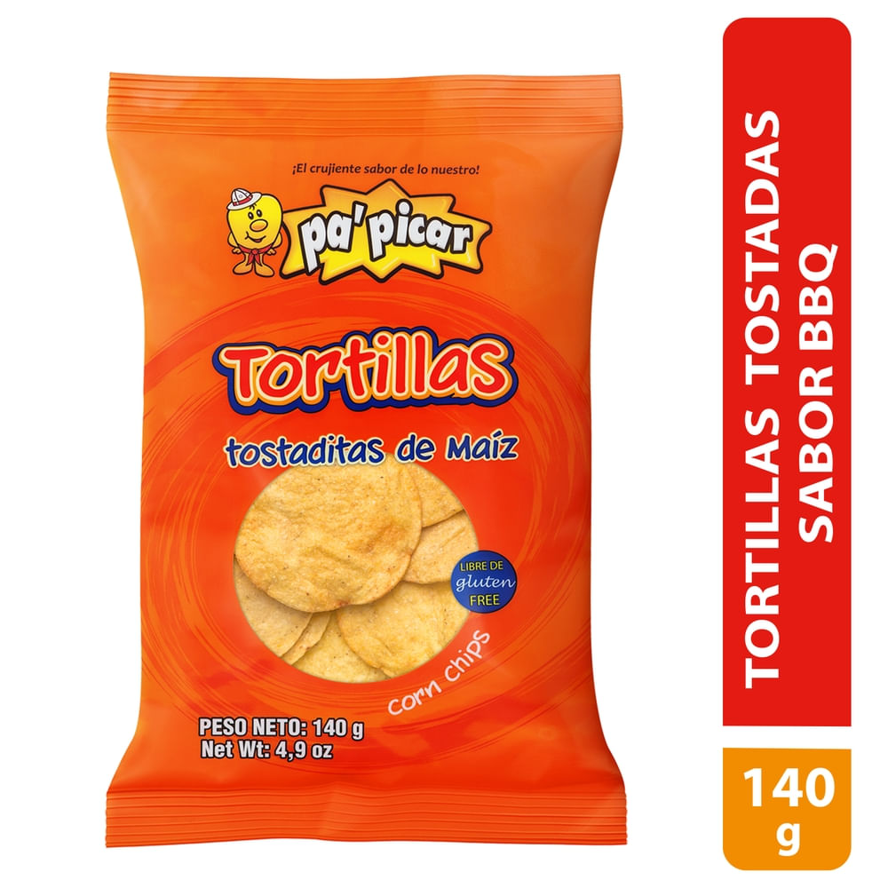 St. Eve Tortillas Pa'picar tostaditas de maiz 140 g