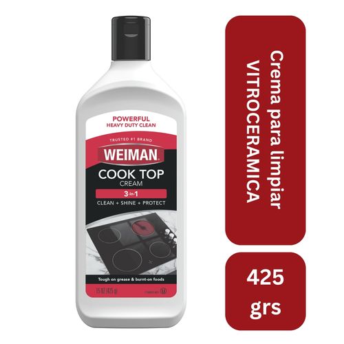 Limpiador y Pulidor Weiman Para Cocina Vitro Céramica- 425 g