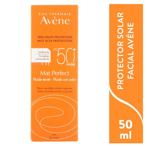 Protector solar Avéne mat perfect unificante - 50 ml