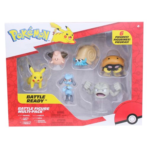 Figura Pokemon de batalla surtido - 6 Uds