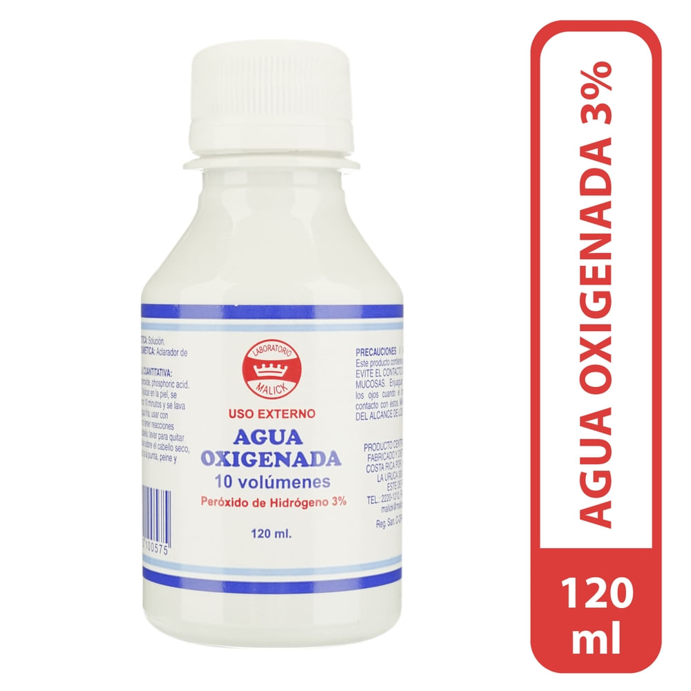 Malick Agua Oxigenada 3% 120 ml