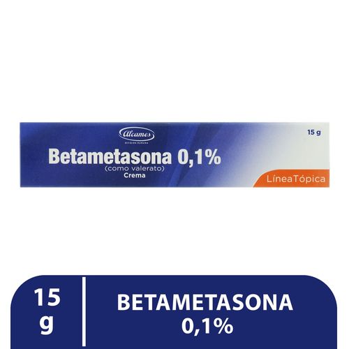 Betametasona Crema Alcames 0.1% 15 Gr