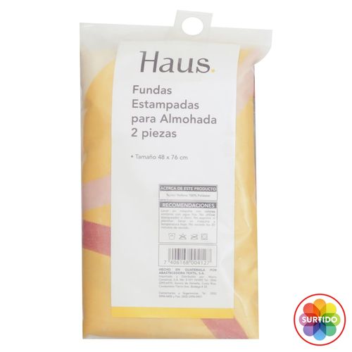 Haus Set 2 Fundas Estampadas Estandar