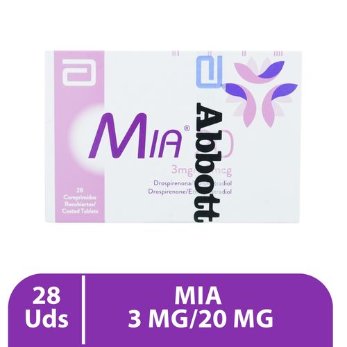 Mia 20 caja 28 comprimidos - Precio indicado por caja