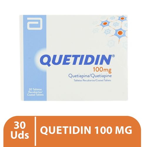 Quetidin Abbot 100 Mg X 30 Tabletas
