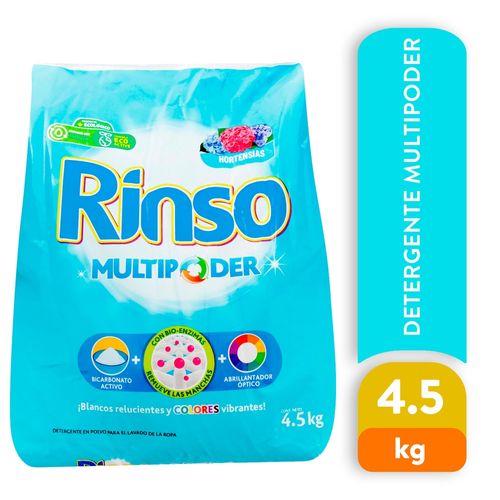 Detergente en polvo Rinso multipoder - 4500 g