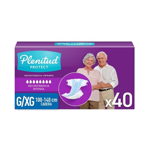 Pañales para Adulto Plenitud Protect G/XG - 40 Unidades