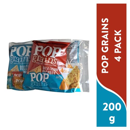 Pop Grains 4 Pack Jacks 200 g
