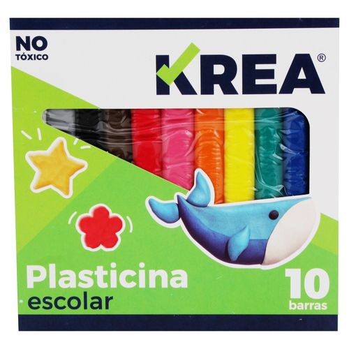 Plasticina Baco de colores - 10 Uds