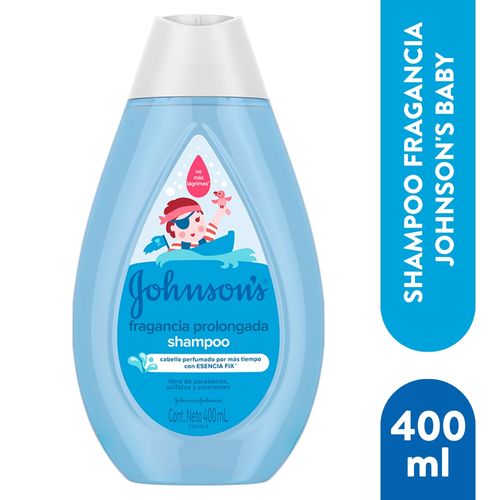 Shampoo Infantil Johnson's, Fragancia Prolongada -400ml