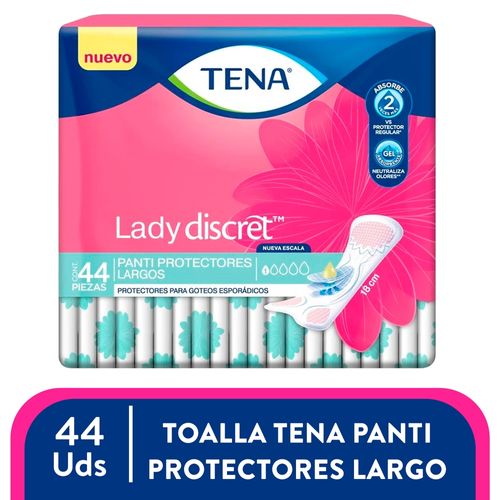Toalla Tena lady pantiprotec largos - 44 Uds