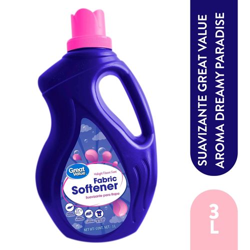 Suavizante Great Value Cuidado Avanzado aroma Dreamy Paradise -3000ml
