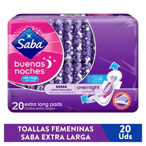 Toalla Saba Buenas Noches Con Alas - 20 Uds